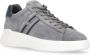 Hogan Grijze Leren Sneakers Ronde Neus Gray Heren - Thumbnail 3