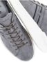 Hogan Grijze Leren Sneakers Ronde Neus Gray Heren - Thumbnail 6