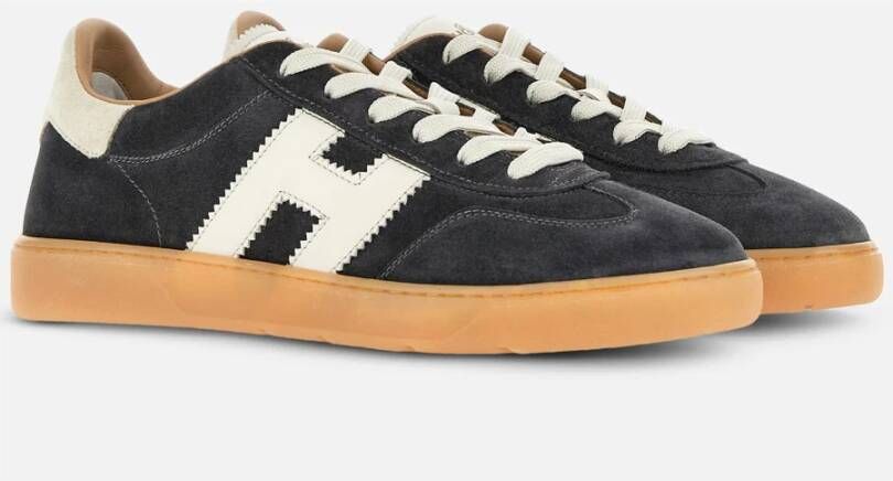 Hogan Grijze Retro Stijl Sneakers Gray Heren