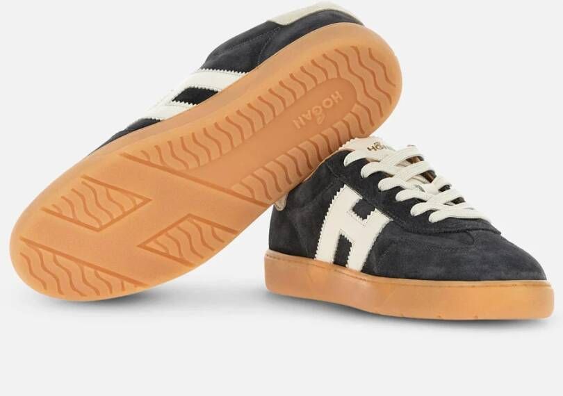 Hogan Grijze Retro Stijl Sneakers Gray Heren