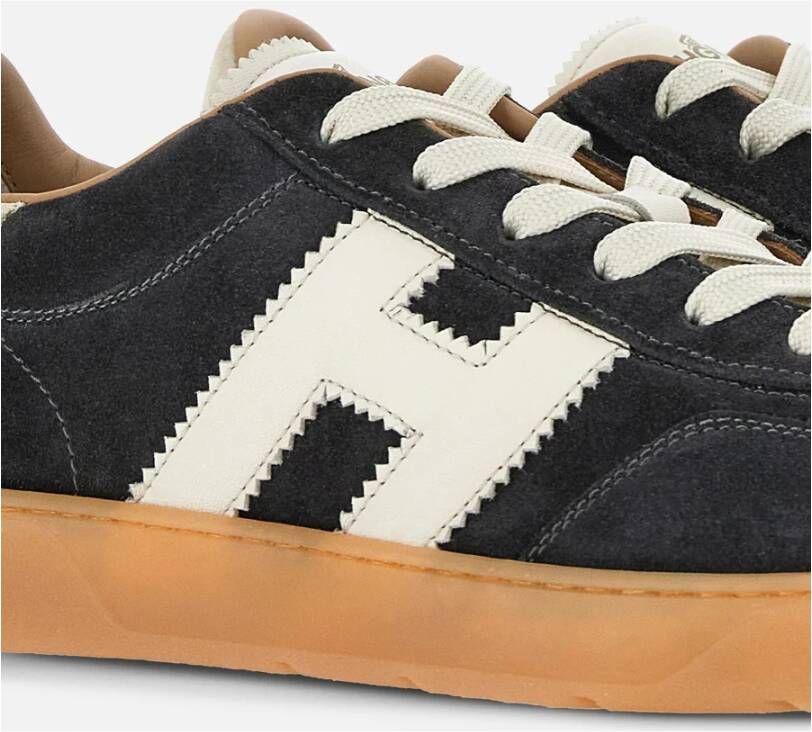 Hogan Grijze Retro Stijl Sneakers Gray Heren