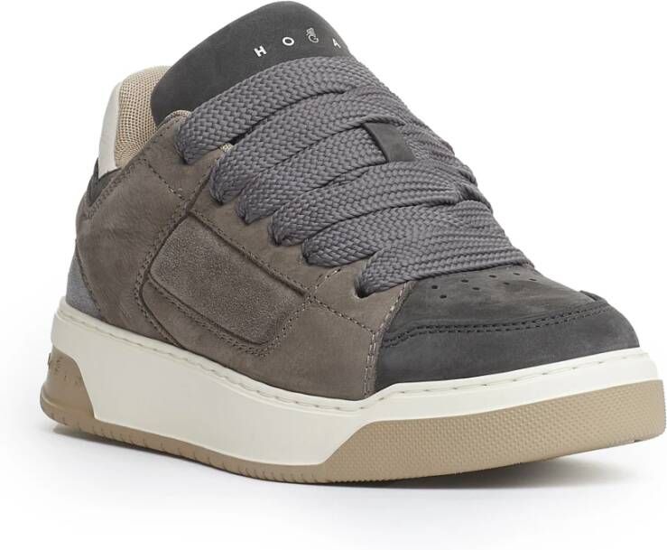 Hogan Grijze Sneakers Chamallow Made in Italy Gray Dames