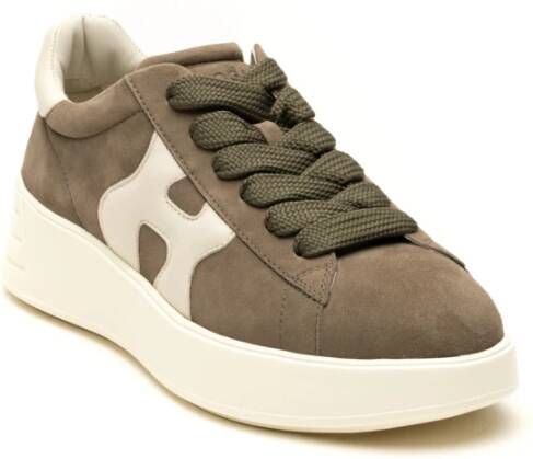 Hogan Grijze Sneakers Rebel H562 Gray Dames