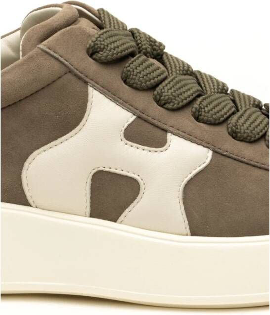 Hogan Grijze Sneakers Rebel H562 Gray Dames