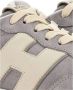 Hogan Grijze Sneakers van Kalfsleer met Beige Logo Gray Dames - Thumbnail 3