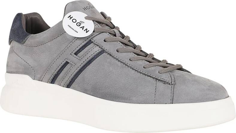 Hogan Grijze Sneakers Verhoog Stijl Comfort Gray Heren