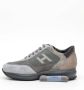 Hogan Grijze Suède en Stoffen Sneakers Gray Heren - Thumbnail 3