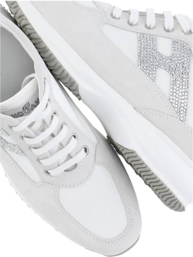 Hogan Grijze Suède Leren Sneakers voor Vrouwen Gray Dames