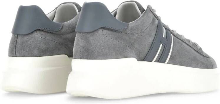 Hogan Grijze Suède Sneakers met Memory Foam Gray Heren