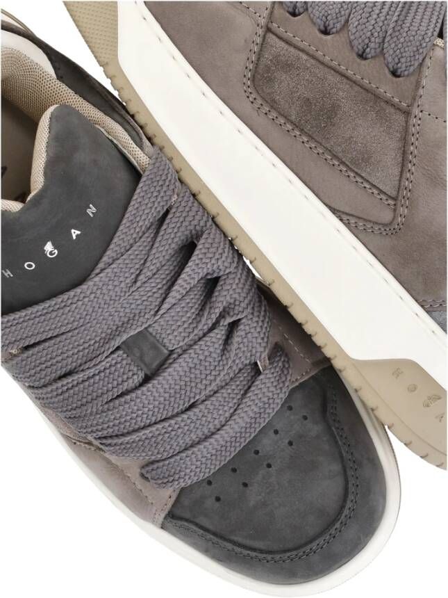 Hogan Grijze Suède Sneakers voor Vrouw Gray Dames