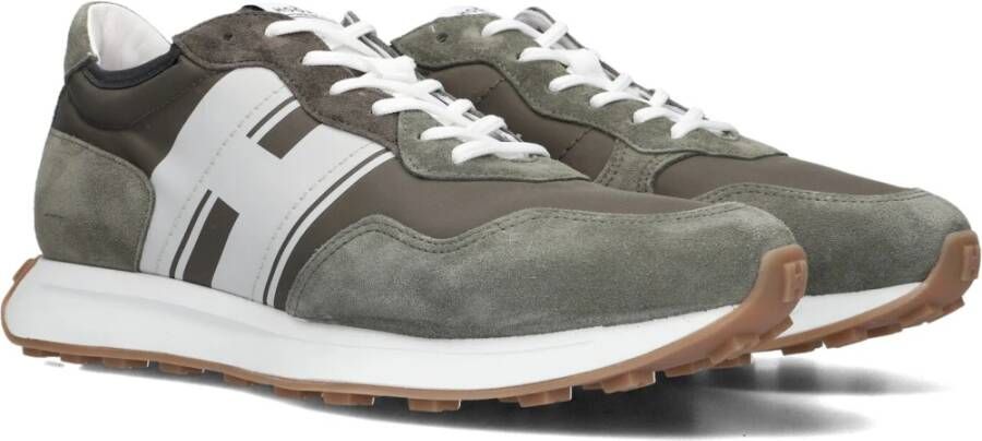 Hogan Groene Lage Sneakers Hxm6010Eg01 Green Heren