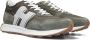 HOGAN Lage Sneakers Heren Hxm6010eg01 Maat: 46 Materiaal: Suède Kleur: Groen - Thumbnail 6