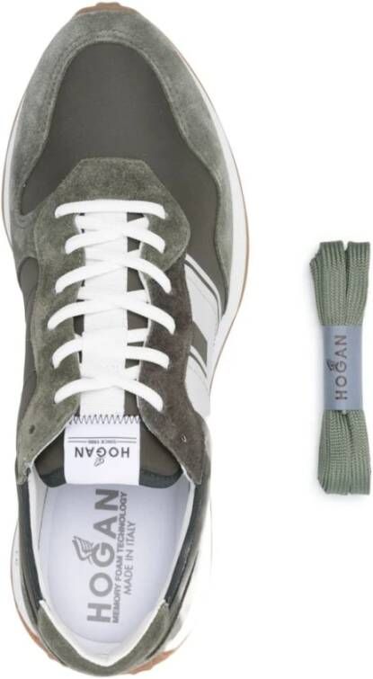 Hogan Groene platte schoenen Green Heren