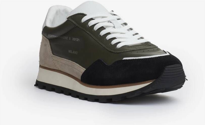 Hogan Groene Suède Leren Sneakers Green Heren