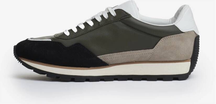 Hogan Groene Suède Leren Sneakers Green Heren