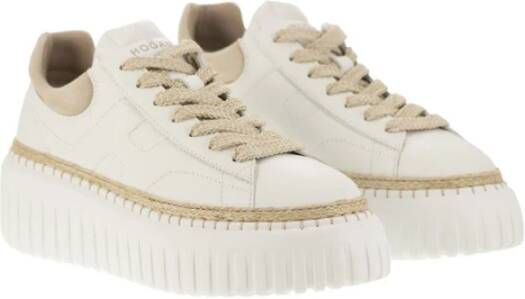 Hogan H-Stripes Veterschoenen White Dames