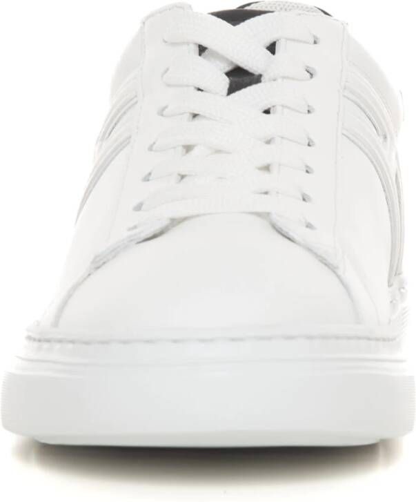 Hogan Leren sneakers met veters Wit Heren