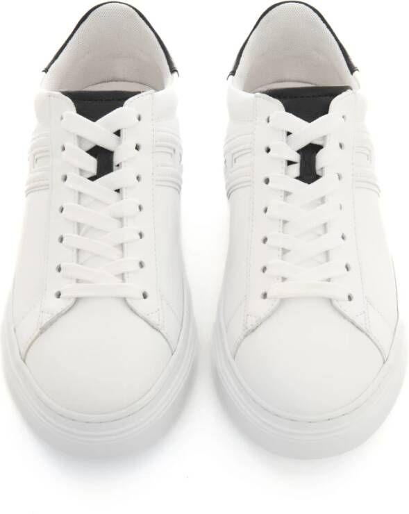 Hogan Leren sneakers met veters Wit Heren