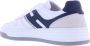 Hogan Witte sneakers met marineblauw detail White Heren - Thumbnail 6