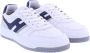 Hogan Witte sneakers met marineblauw detail White Heren - Thumbnail 8