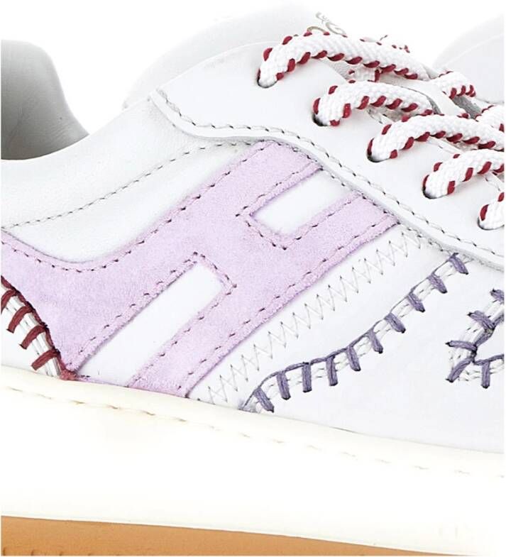 Hogan Sneakers met Kleurrijk Detail White Dames