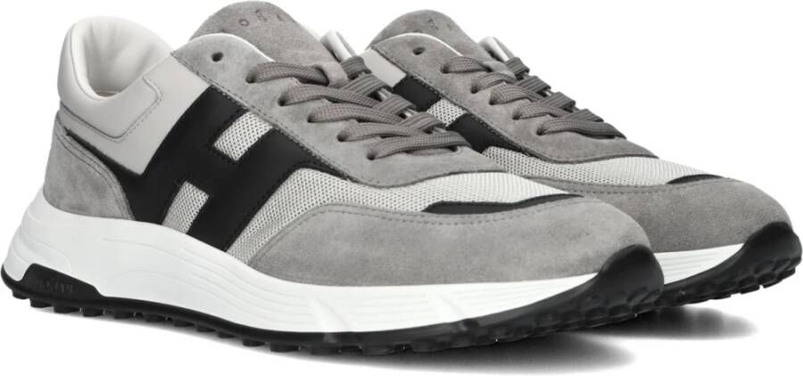 Hogan Heren Hyperlight Allac Sneakers Grijs Suède Gray Heren