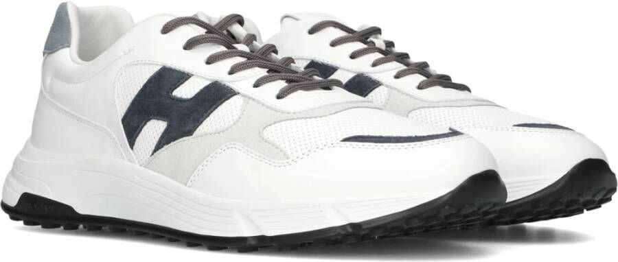 Hogan Heren Lage Witte Leren Sneakers White Heren