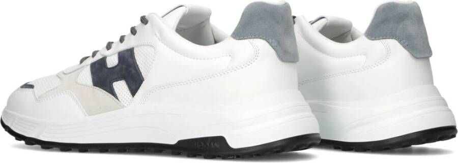 Hogan Heren Lage Witte Leren Sneakers White Heren