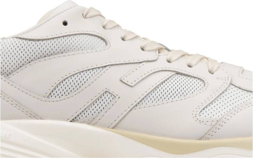 Hogan Heren Leren Veterschoenen White Heren