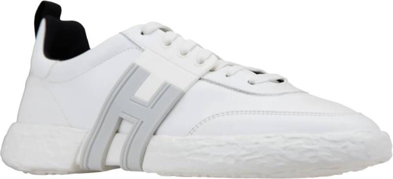 Hogan Heren Leren Veterschoenen White Heren