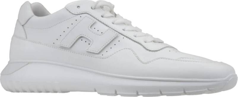 Hogan Heren Leren Veterschoenen White Heren