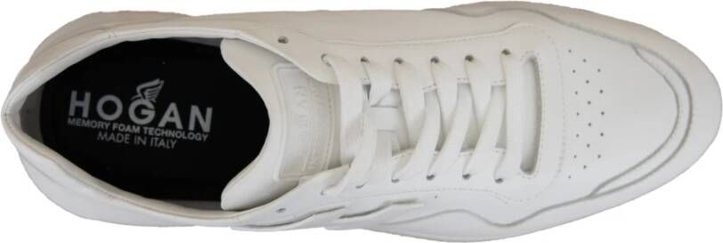 Hogan Heren Leren Veterschoenen White Heren