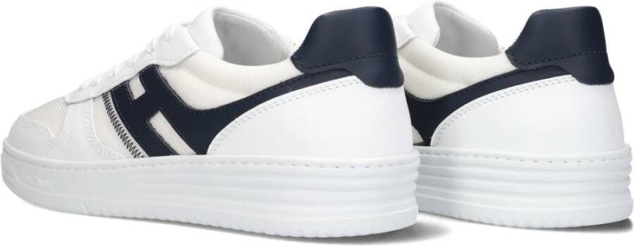 Hogan Heren Sneakers met Blauwe Accenten White Heren