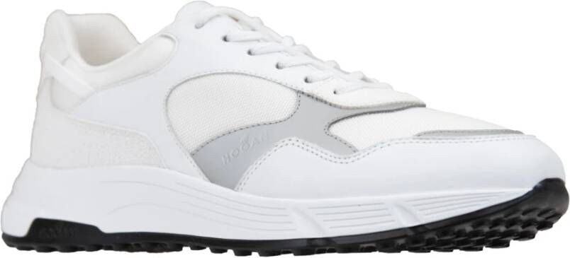 Hogan Heren Veterschoenen Leer Suède White Heren