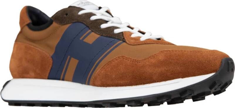 Hogan Heren Veterschoenen Sneakers Brown Heren