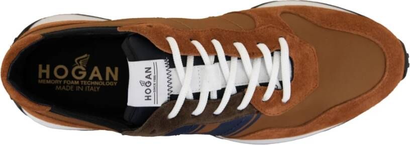 Hogan Heren Veterschoenen Sneakers Brown Heren