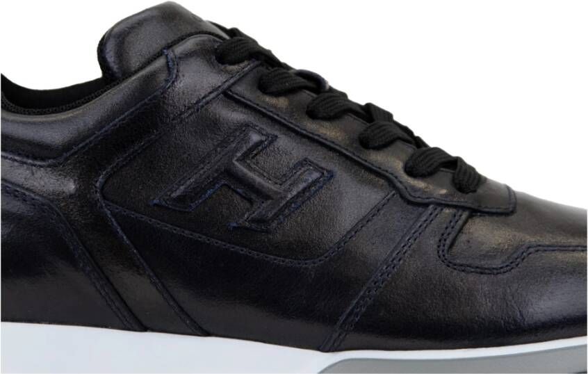 Hogan Heren Veterschoenen van Leer Blue Heren