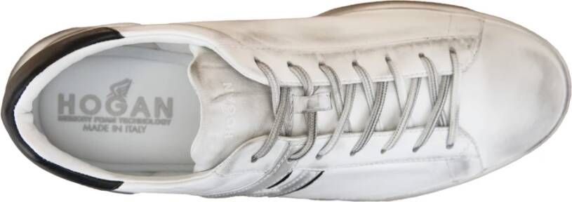 Hogan Heren Veterschoenen van Leer White Heren