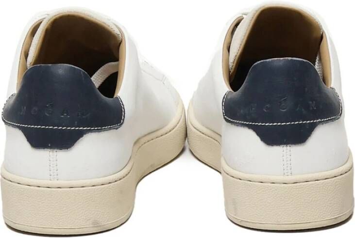 Hogan Herensneakers met leren inzetstukken White Heren