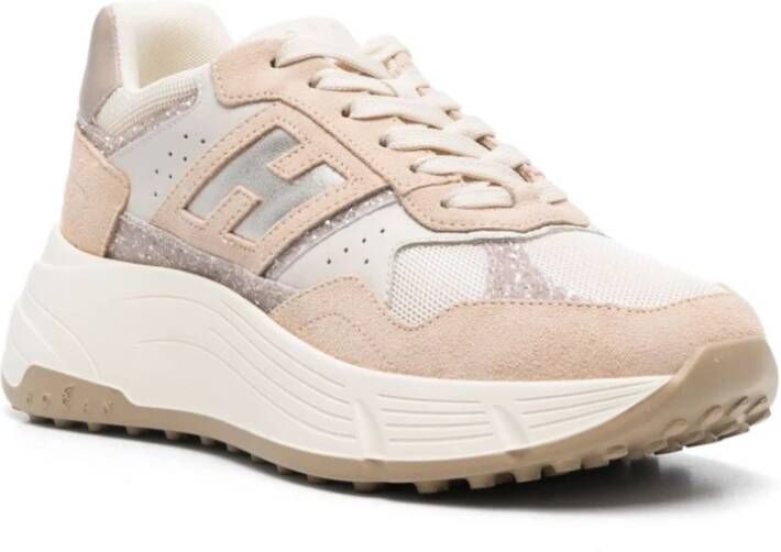 Hogan Hi-Fi Sneakers Beige Dames