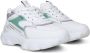 Hogan Hyperactieve Sneakers Contrasterende Kleur Strepen White Dames - Thumbnail 2