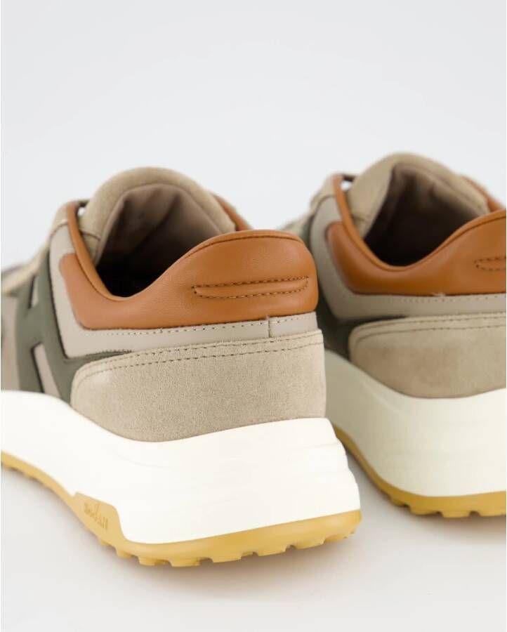 Hogan Hyperlight Allac Nuova Stijlvolle Sneakers Beige Heren