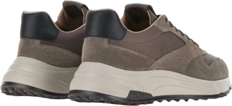 Hogan Hyperlight Panel Trainers Brown Heren