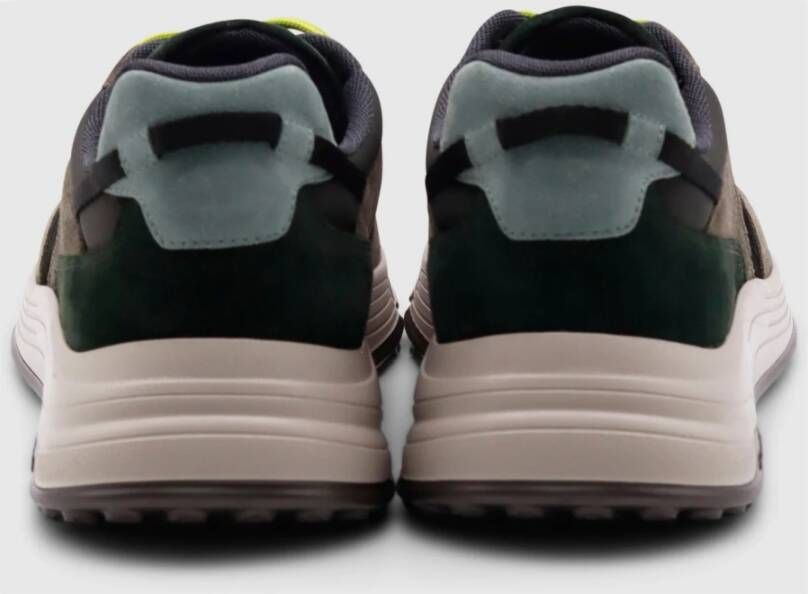 Hogan Hyperlight Sneaker Groen Grijs Zwart Italiaanse Stijl Groen Heren