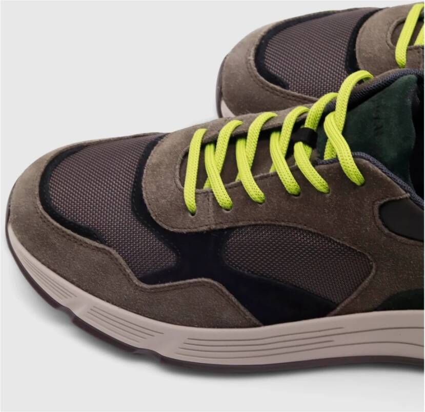 Hogan Hyperlight Sneaker Groen Grijs Zwart Italiaanse Stijl Groen Heren