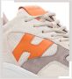 Hogan Hyperlight Sneakers met Suède en Nubuck Beige Heren - Thumbnail 6