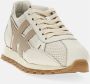 Hogan Iconische 86er Dames Leren Sneakers Beige Dames - Thumbnail 2