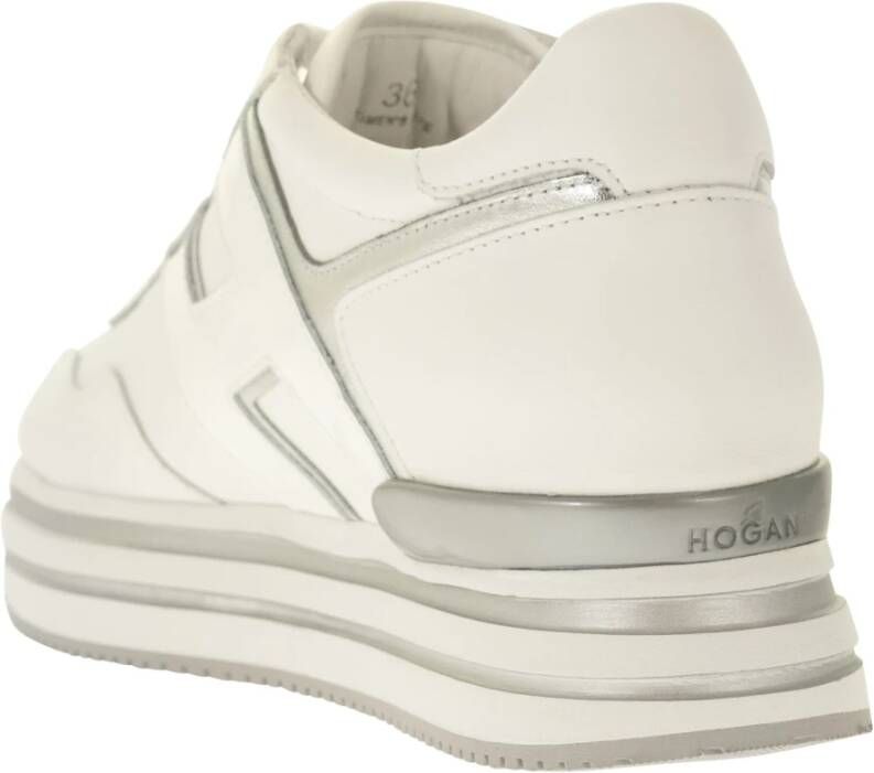 Hogan Iconische Leren Sneakers met Ultralichte Zool White Dames