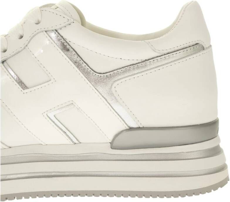 Hogan Iconische Leren Sneakers met Ultralichte Zool White Dames