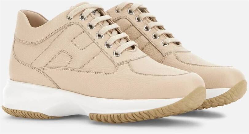 Hogan Interactieve Damessneakers Beige Dames